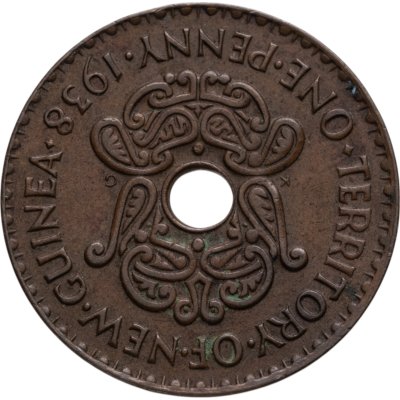 купить Новая Гвинея 1 пенни (penny) 1938