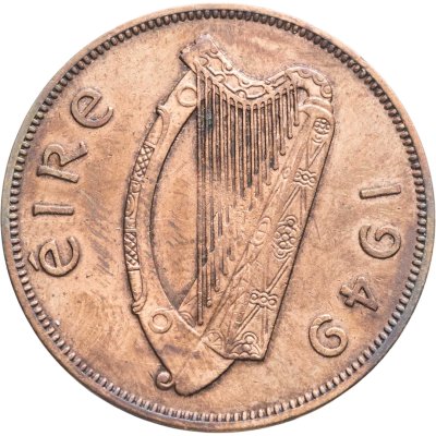 купить Ирландия 1 пенни (penny) 1949