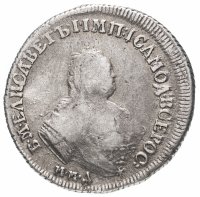 купить Полуполтинник 1752 ММД-Е, Биткин №167