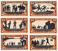 Купить Германия (Шлезвиг-Гольштейн: Плён) набор из 6 нотгельдов 1921