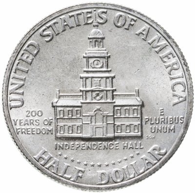 купить США 50 центов 1976 "S" "200 лет независимости США" (half dollar)
