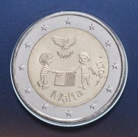 купить Мальта 2 евро 2017 "Мир", в блистере