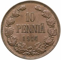 купить 10 пенни (pennia) 1914