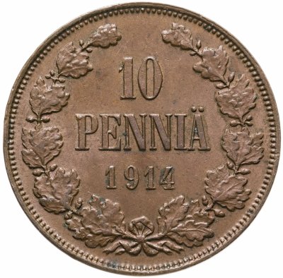 купить 10 пенни (pennia) 1914