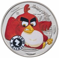 Купить Сьерра-Леоне 1 доллар 2018 "Angry Birds - Рэд"