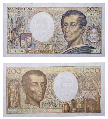 купить Франция 200 франков 1992 год (Montesquieu, барон де Монтескьё)