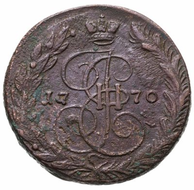купить 5 копеек 1770 ЕМ орёл 1770-1777, нового образца
