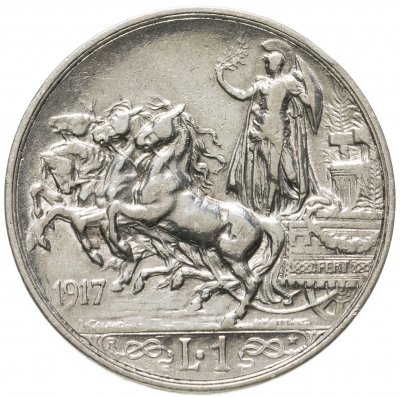 купить Италия 1 лира (lira) 1917