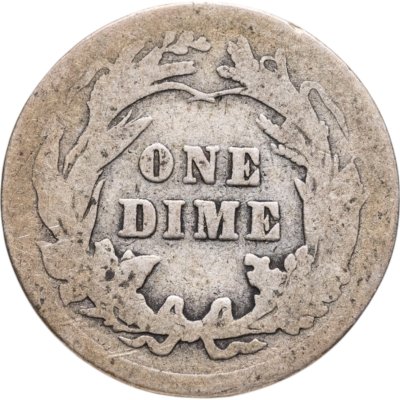купить США 10 центов (дайм, one dime) 1916 Barber Dime Без отметки монетного двора