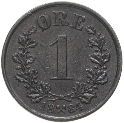 купить Норвегия 1 эре (ore) 1884