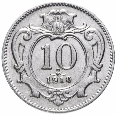 купить Австрия 10 геллеров (heller) 1910