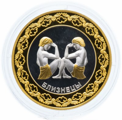 купить Токелау 5 долларов 2012 "Знаки зодиака - Близнецы" в футляре, с сертификатом