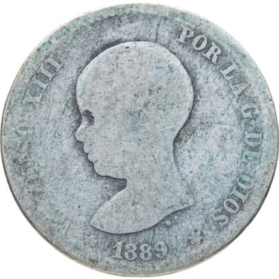 купить Испания 1 песета (peseta) 1889