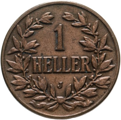 купить Германская Восточная Африка 1 геллер (heller) "J" 1907