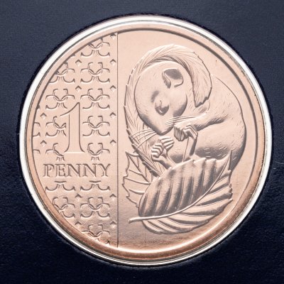 купить Великобритания 1 пенни 2023 "Орешниковая соня", в буклете