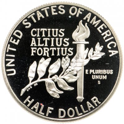 купить США 50 центов (1/2 доллара, half dollar) 1992 "XXV летние Олимпийские Игры, Барселона 1992" Знак монетного двора "S" - Сан-Франциско