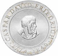 Купить ГДР 10 марок 1974 "200 лет со дня рождения Каспара Давида Фридриха"