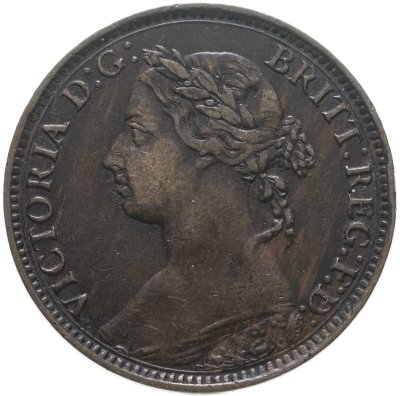 купить Великобритания 1 фартинг (farthing) 1891