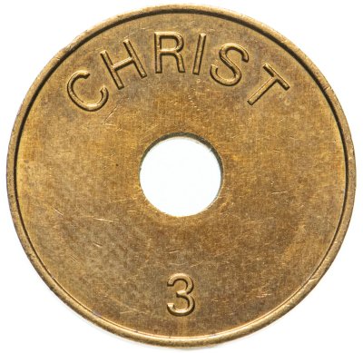 купить Жетон для мойки машин Европа "Christ 3"