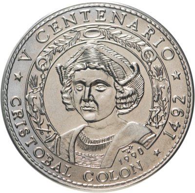 купить Куба 1 песо (peso) 1990 "500 лет открытию Америки - Христофор Колумб"