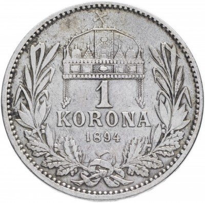 купить Австро-Венгрия 1 крона 1894 (монета для Венгрии)
