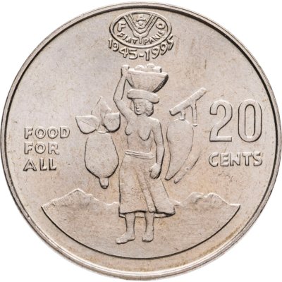 купить Соломоновы Острова 20 центов (cents) 1995 "50-летие ФАО"