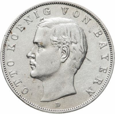 купить Германия (Империя), Бавария 3 марки (mark) 1909