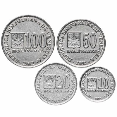 купить Венесуэла, набор из 4 монет 2002 года