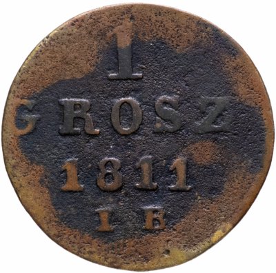 купить Польша 1 грош (grosz) 1811 I.В.