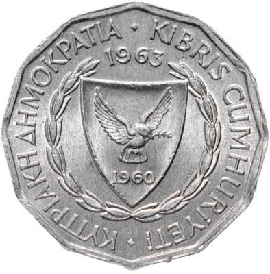 купить Кипр 1 миль (mil) 1963