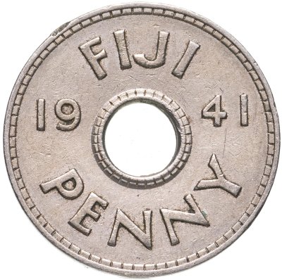 купить Фиджи 1 пенни (penny) 1937-1945, случайный год
