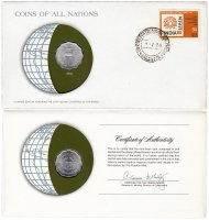 купить Серия «Монеты всех стран мира» - Индия 10 пайс (paise) 1979 "Международный год детей" (монета и 1 марка в конверте)