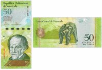 купить Венесуэла 50 боливар 2012 (Pick 92g) 27.12.2012