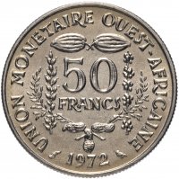 купить Западная Африка (BCEAO) 50 франков (francs) 1972