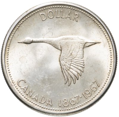 купить Канада 1 доллар (dollar) 1967 100 лет Конфедерации