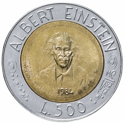купить Сан-Марино 500 лир 1984 "Альберт Эйнштейн"