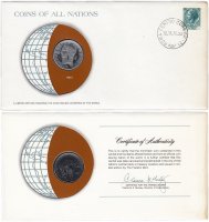 купить Серия «Монеты всех стран мира» - Италия 100 лир 1979 "Продовольственная программа - ФАО" (монета и 1 марка в конверте)