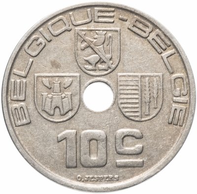 купить Бельгия 10 сантимов (centimes) 1938