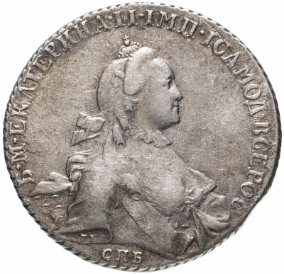 купить 1 рубль 1765 СПБ-TI-ЯI