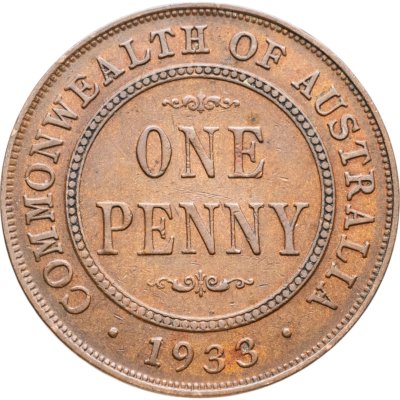 купить Австралия 1 пенни (penny) 1933
