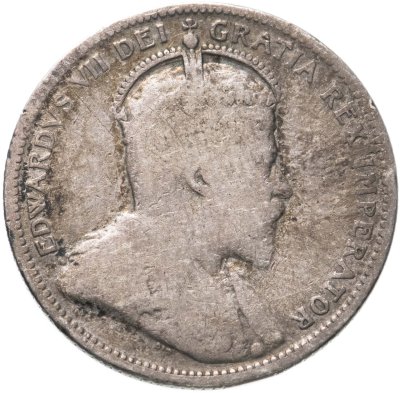 купить Канада 25 центов (квотер, cents) 1906
