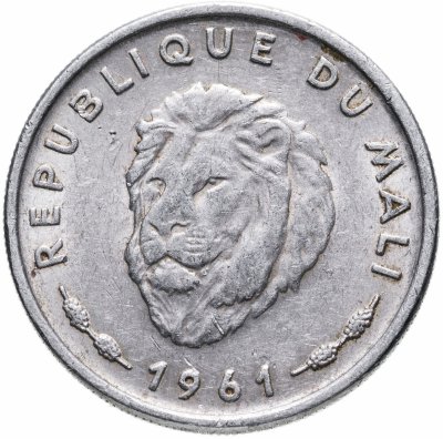 купить Мали 25 франков (francs) 1961 лев