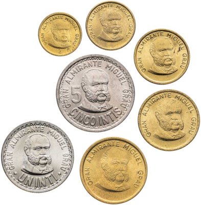 купить Перу. Набор №1 (7 монет) 1985-1988