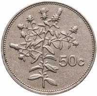 купить Мальта 50 центов (cents) 1986