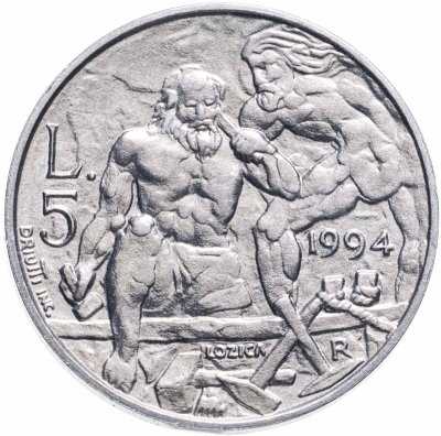 купить Сан-Марино 5 лир 1994