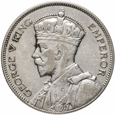 купить Новая Зеландия 1/2 кроны (half crown) 1934