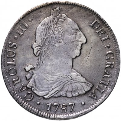 купить Мексика (колониальная) 8 реалов 1787 Карл III