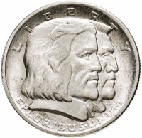 купить США 50 центов (1/2 доллара, half dollar) 1936 г. " 300 лет. Лонг-Айленду ".