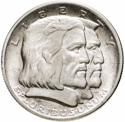 купить США 50 центов (1/2 доллара, half dollar) 1936 г. " 300 лет. Лонг-Айленду ".