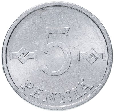 купить Финляндия 5 пенни 1985